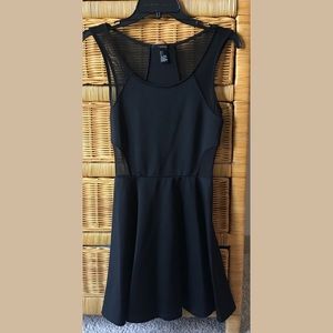 Black Mesh Forever 21 Dress